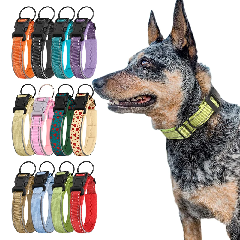 Designer Luxury Big Small Dog Pet Collar Accessories Pitbull Reflective Breathable Comfortable Outdoor New Free Shipping Items
Designer Luxury Big Small Dog Pet Collar Accessories Pitbull Reflective Breathable Comfortable Outdoor New Free Shipping Items