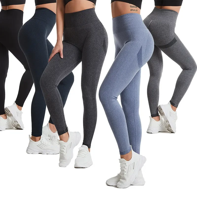 Women's Sexy Seamless Leggings Push Up High Waist Sports Pants Solid Color Bubble Butt Fitness Women's Legging Pants
Women's Sexy Seamless Leggings Push Up High Waist Sports Pants Solid Color Bubble Butt Fitness Women's Legging Pants