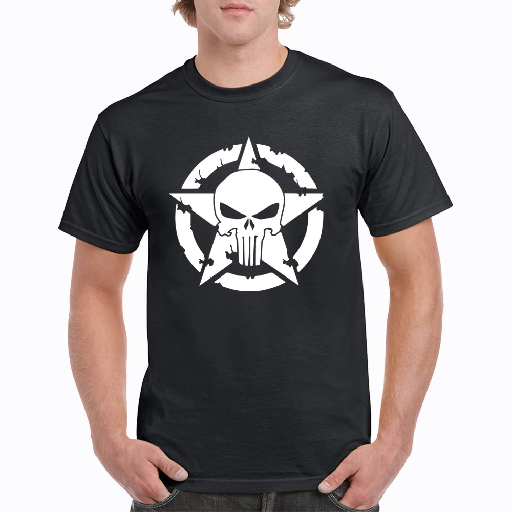 New Pentagram Skull Graphic Print T-Shirt Men's Summer Casual Short Sleeve Fashion Hip Hop Street Casual T-Shirts Male Top Tees
New Pentagram Skull Graphic Print T-Shirt Men's Summer Casual Short Sleeve Fashion Hip Hop Street Casual T-Shirts Male Top Tees