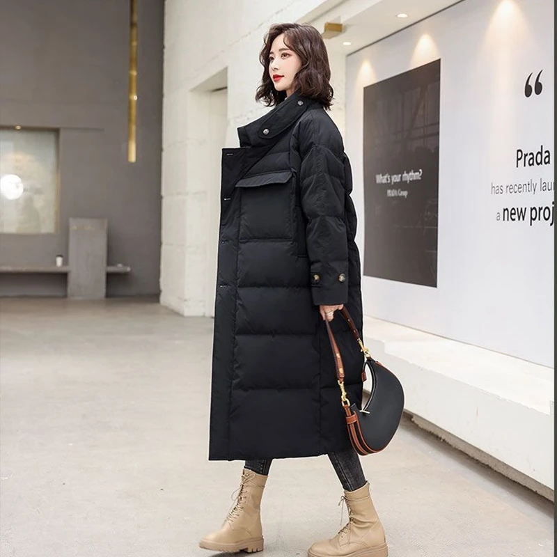 Женская Длинная утепленная куртка с воротником-стойкой, модная женская верхняя одежда, пальто, Новая зимняя женская пуховая парка из хлопка, куртка, новинка 2023
Женская Длинная утепленная куртка с воротником-стойкой, модная женская верхняя одежда, пальто, Новая зимняя женская пуховая парка из хлопка, куртка, новинка 2023