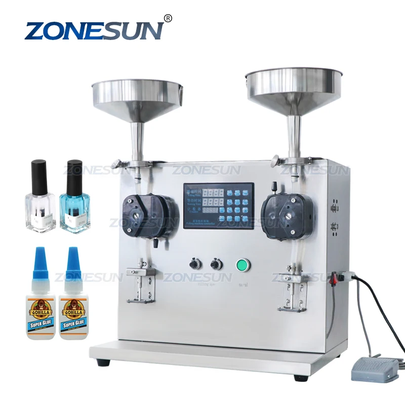 ZONESUN ZS-NP2 Liquids Paste Semi-automatic Peristaltic Pump Lotion Nail Polish Lip Gloss Perfume Filling Machinery Small
ZONESUN ZS-NP2 Liquids Paste Semi-automatic Peristaltic Pump Lotion Nail Polish Lip Gloss Perfume Filling Machinery Small
