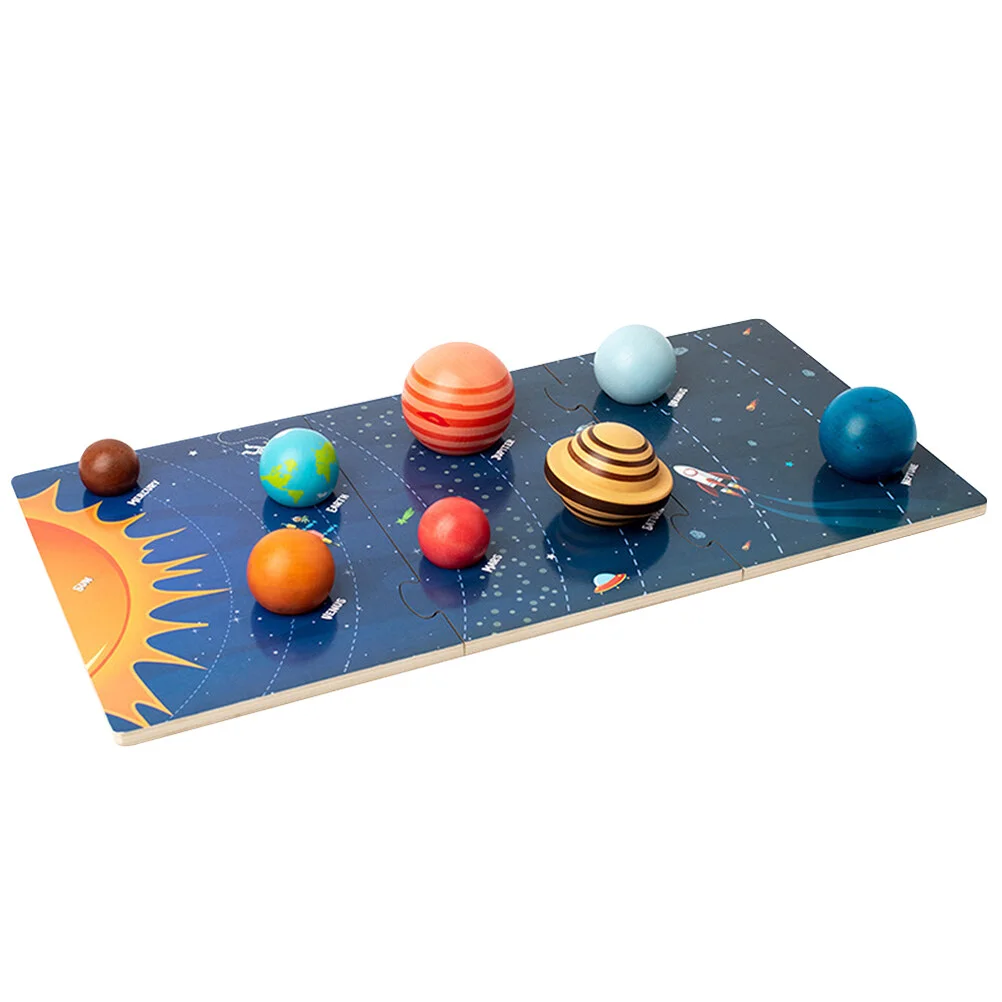 Cognitive Board Space Toys Kids 3-5 Solar System Toddlers Wooden Puzzles Model Planets Children Learning
Cognitive Board Space Toys Kids 3-5 Solar System Toddlers Wooden Puzzles Model Planets Children Learning