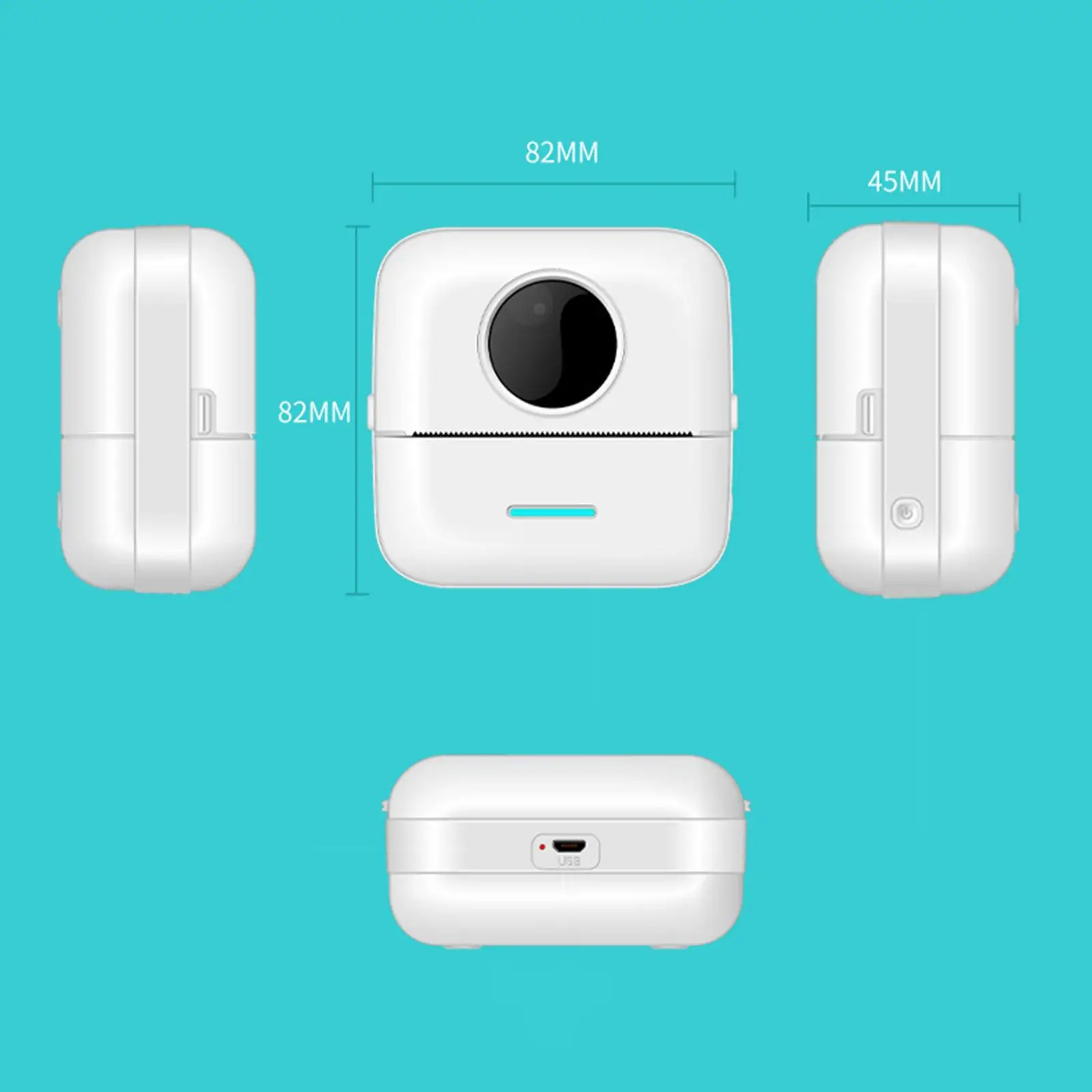 Карманный термопринтер с Bluetooth, мгновенная печать Qr-кодов 200DPI, карманный помощник для печати для ПК, мобильных устройств, работы и учебы 
Карманный термопринтер с Bluetooth, мгновенная печать Qr-кодов 200DPI, карманный помощник для печати для ПК, мобильных устройств, работы и учебы