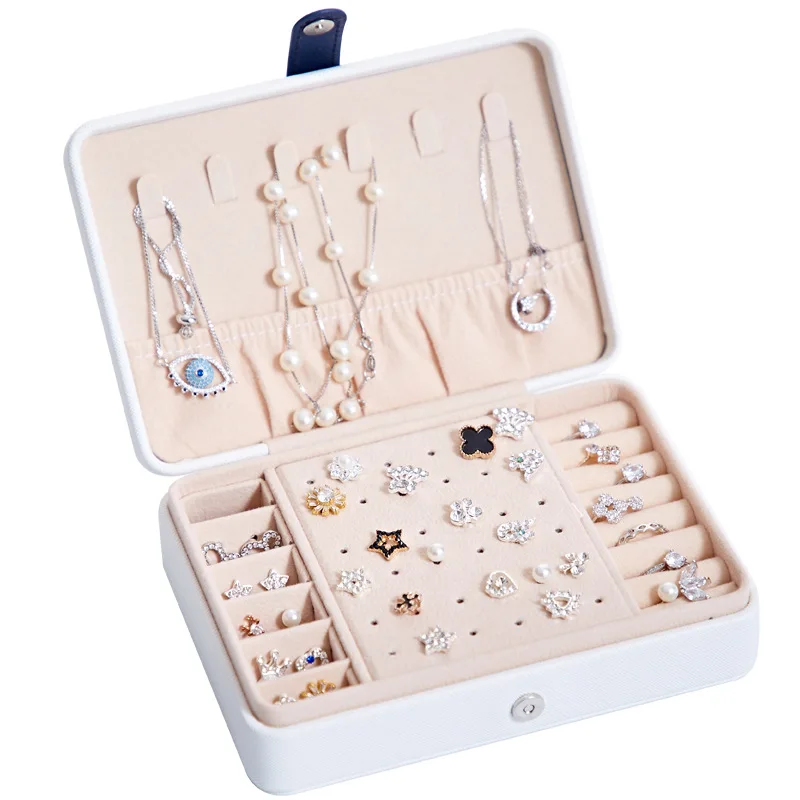 Leather Jewelry Organizer Display Travel Jewelry Case Boxes Portable Necklace Jewelry Box Storage Bracelet Earrings Ring Holder
Leather Jewelry Organizer Display Travel Jewelry Case Boxes Portable Necklace Jewelry Box Storage Bracelet Earrings Ring Holder