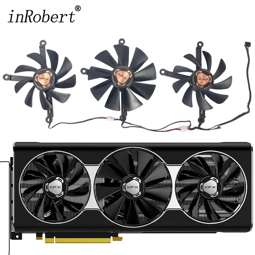 85mm CF1015H12S Video Card Fan Replacement For XFX RX 5700 XT THICC III Ultra Cooling Graphics Cooling Fan
85mm CF1015H12S Video Card Fan Replacement For XFX RX 5700 XT THICC III Ultra Cooling Graphics Cooling Fan