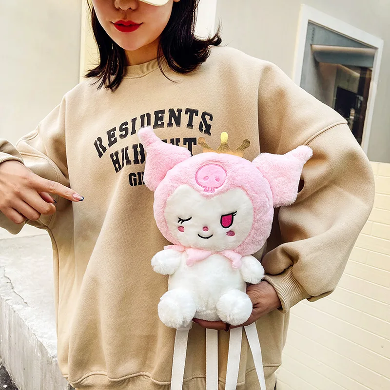Sanrio Kuromi Cartoon Plush Doll Backpack Girl Cute Plush Backpack Messenger Bag Girly Cartoon Fashion Backpack Girl Gift Sanrio
Sanrio Kuromi Cartoon Plush Doll Backpack Girl Cute Plush Backpack Messenger Bag Girly Cartoon Fashion Backpack Girl Gift Sanrio