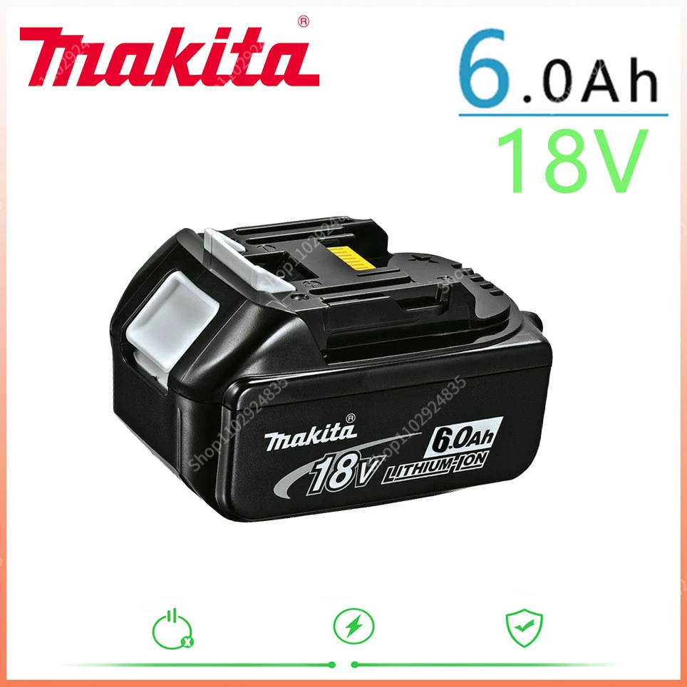 100% Original Makita 18V 6.0Ah With LED Lithium-ion BL1860B BL1860 BL1850 Makita Rechargeable Power Tool Battery
100% Original Makita 18V 6.0Ah With LED Lithium-ion BL1860B BL1860 BL1850 Makita Rechargeable Power Tool Battery