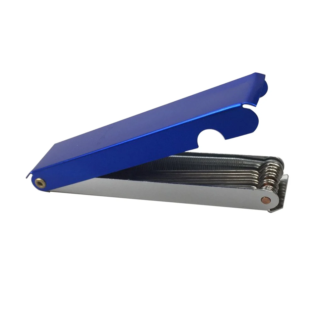 Blue Nozzle Cleaner Mini File 13 In 1 Needle Tip Aluminum Case Portable Welding Torch Stainless Steel
Blue Nozzle Cleaner Mini File 13 In 1 Needle Tip Aluminum Case Portable Welding Torch Stainless Steel
