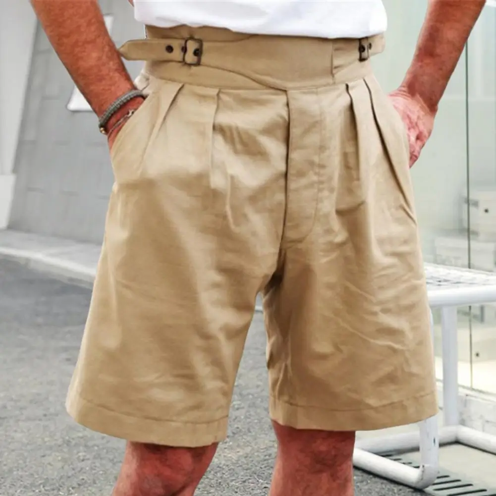 Solid Color Pockets Loose Knee Length Men Shorts Stylish Breathable Summer Shorts Temperament Beach Shorts for Daily Wear
Solid Color Pockets Loose Knee Length Men Shorts Stylish Breathable Summer Shorts Temperament Beach Shorts for Daily Wear