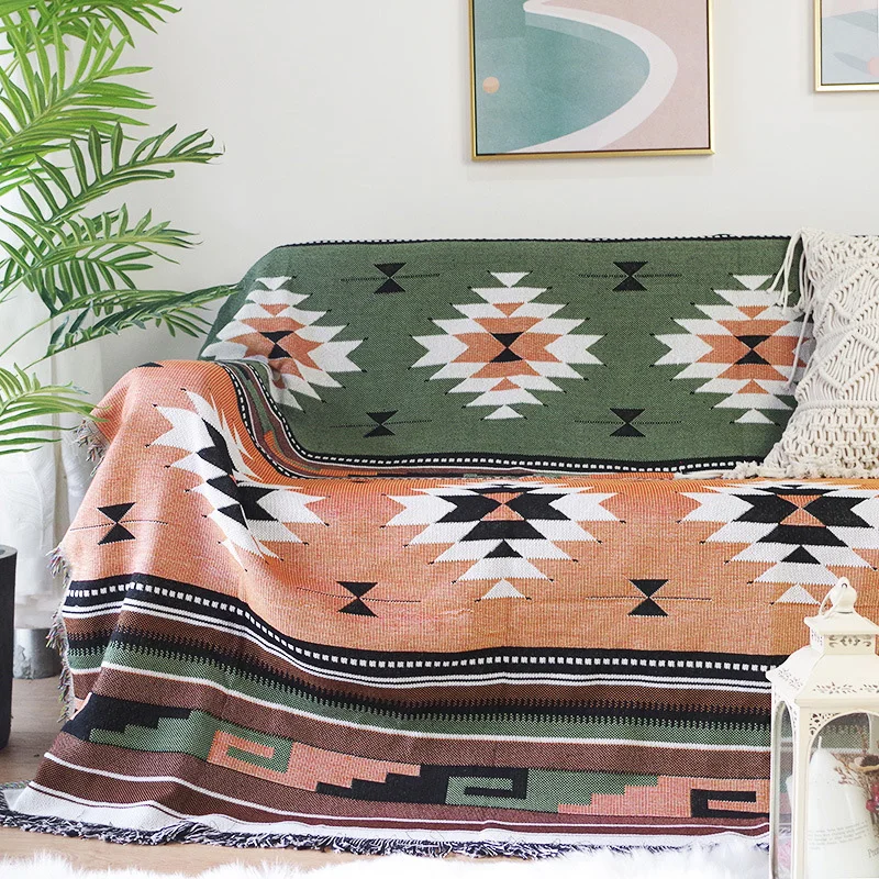Scandinavian Style Fringe Upholstery Blanket Super Soft Knit Striped Blanket Boho Style Sofa Blanket Reversible
Scandinavian Style Fringe Upholstery Blanket Super Soft Knit Striped Blanket Boho Style Sofa Blanket Reversible