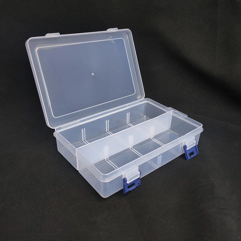 Container Storage Box Adjustable 8 Grids Compartment Plastic Dustproof Jewelry Large Capacity Organizer Boxes
Container Storage Box Adjustable 8 Grids Compartment Plastic Dustproof Jewelry Large Capacity Organizer Boxes