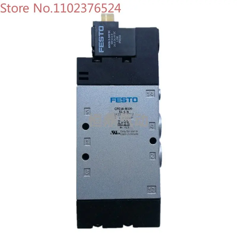 Пневматический электромагнитный клапан 163142 CPE18-M1H-5L-1/4
Пневматический электромагнитный клапан 163142 CPE18-M1H-5L-1/4