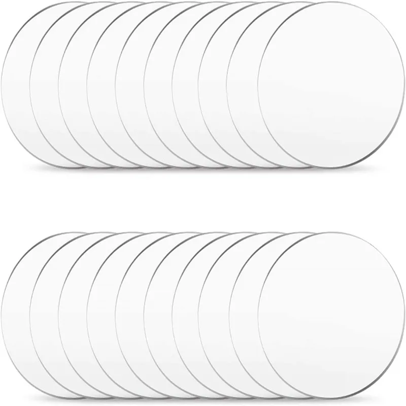 2/5/10Pcs Transparent Acrylic Plate Customized Plexiglass Disc Board for Cake Topper Baking Decor Photo Frame Display 20-80mm 
2/5/10Pcs Transparent Acrylic Plate Customized Plexiglass Disc Board for Cake Topper Baking Decor Photo Frame Display 20-80mm