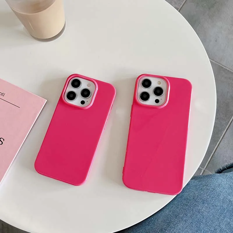 Simple Candy Color Phone Case For iPhone 14 13 12 11 Pro Max 14 Plus 12 13MINI Glossy Lens Protection Soft Back Cover
Simple Candy Color Phone Case For iPhone 14 13 12 11 Pro Max 14 Plus 12 13MINI Glossy Lens Protection Soft Back Cover