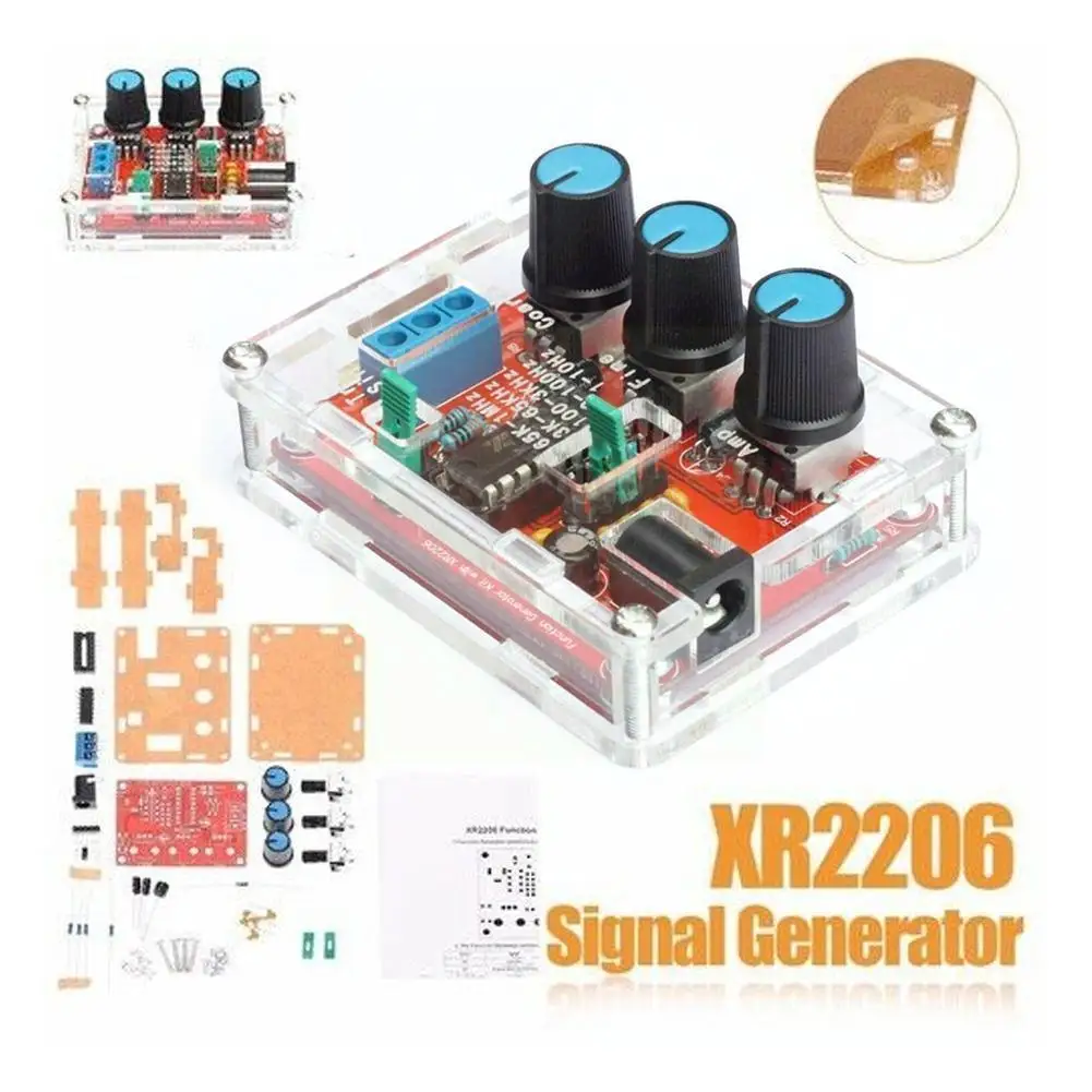1hz -1mhz Xr2206 Function Signal Generator Diy Kit Output Generator Sine//square Frequency Signal Amplitude Adjusta U0t6
1hz -1mhz Xr2206 Function Signal Generator Diy Kit Output Generator Sine//square Frequency Signal Amplitude Adjusta U0t6