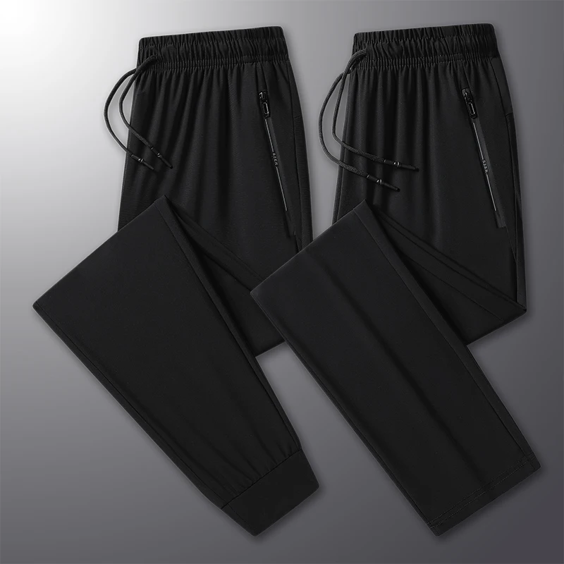 Ice Silk Casual Pants Men's Summer Thin Leggings Quick Dried Sweatpants Relaxed Versatile Fashion Large Air Conditioned Pants
Ice Silk Casual Pants Men's Summer Thin Leggings Quick Dried Sweatpants Relaxed Versatile Fashion Large Air Conditioned Pants