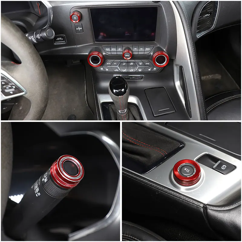 For Chevrolet Corvette C7 14-19 Car Light Wiper Lever Air conditioner volume driving mode Knob circle Trim cover car accessories
For Chevrolet Corvette C7 14-19 Car Light Wiper Lever Air conditioner volume driving mode Knob circle Trim cover car accessories