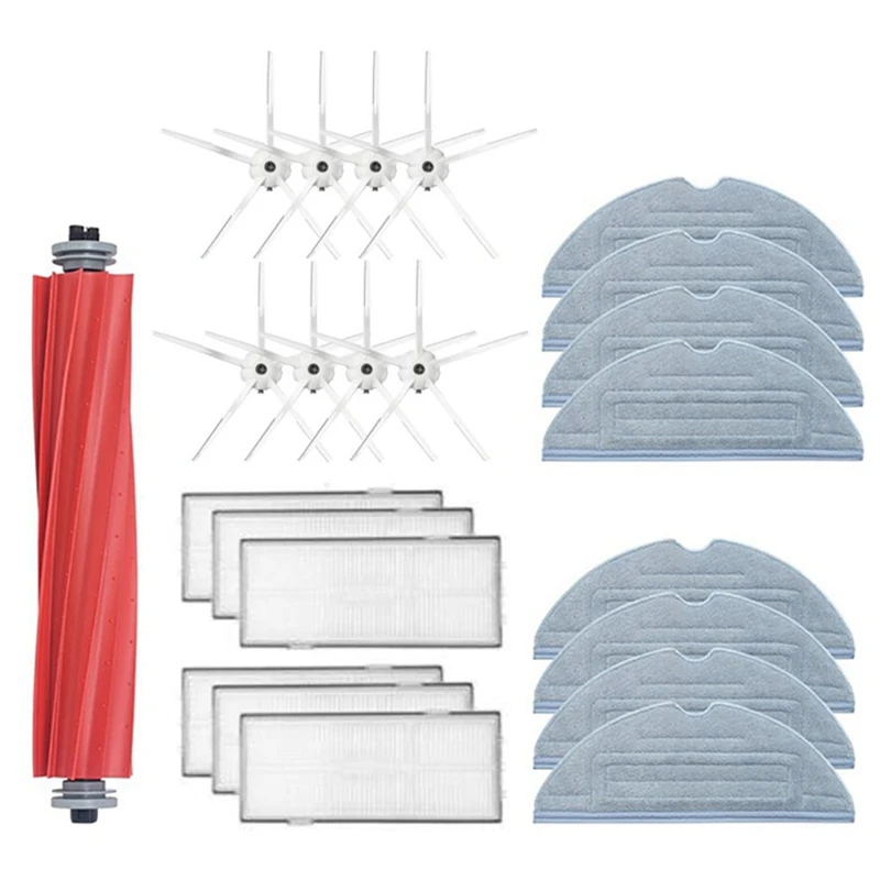For Xiaomi Roborock S7 T7S T7S PLUS Main Side Brush Mops Cloths HEPA Filter Kit Robotic Vacuum Cleaner Accessories
For Xiaomi Roborock S7 T7S T7S PLUS Main Side Brush Mops Cloths HEPA Filter Kit Robotic Vacuum Cleaner Accessories