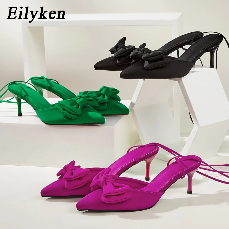 Eilyken Autumn Big Butterfly-knot Women Pumps Slingback Shallow Pointed Toe Ankle Strap Party Low High Heel Mules Ladies Sandals
Eilyken Autumn Big Butterfly-knot Women Pumps Slingback Shallow Pointed Toe Ankle Strap Party Low High Heel Mules Ladies Sandals