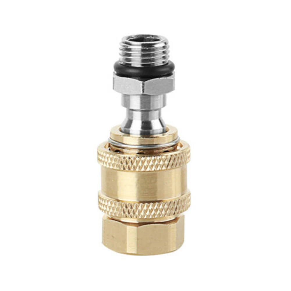 Brass Connector 1/4 Quick Joint High-pressure Washing Machine Accessory M14*1.5 With High-pressure Water Pistol, Quick
Brass Connector 1/4 Quick Joint High-pressure Washing Machine Accessory M14*1.5 With High-pressure Water Pistol, Quick
