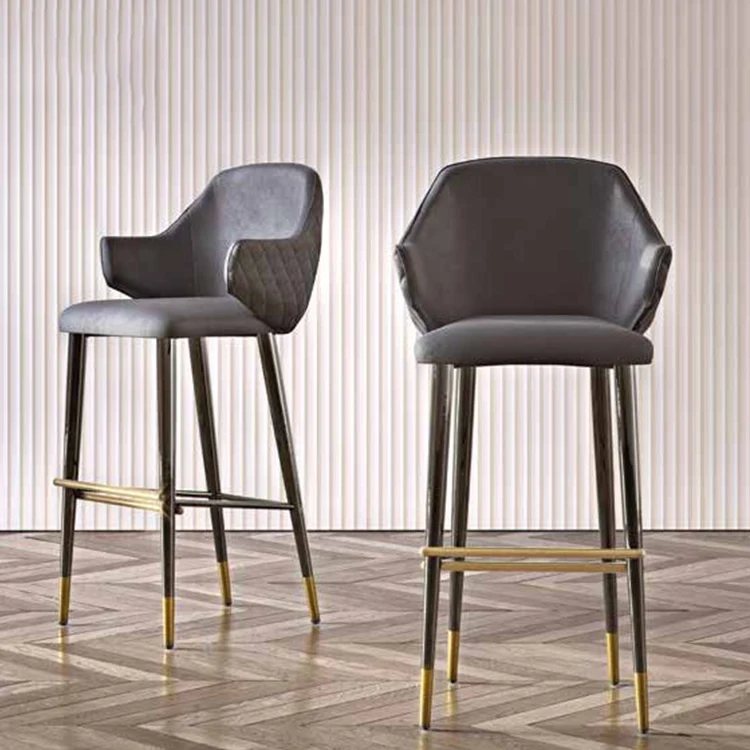 Modern Bar Stools Black Bar Counter Stool Home Casual Cafe Furniture Stainless Steel Base Metal Custom High Bar Chairs leather
Modern Bar Stools Black Bar Counter Stool Home Casual Cafe Furniture Stainless Steel Base Metal Custom High Bar Chairs leather
