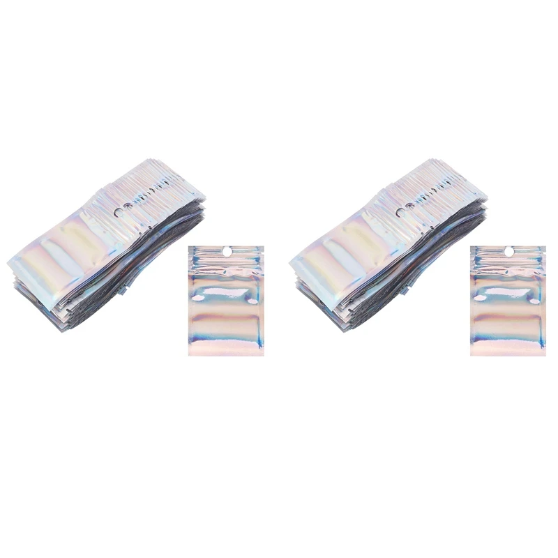 400 Pcs Resealable Mylar Bags Smell Proof Pouch 2.3X3.9 Inches Holographic Color Aluminum Foil Bags For Food Storage
400 Pcs Resealable Mylar Bags Smell Proof Pouch 2.3X3.9 Inches Holographic Color Aluminum Foil Bags For Food Storage