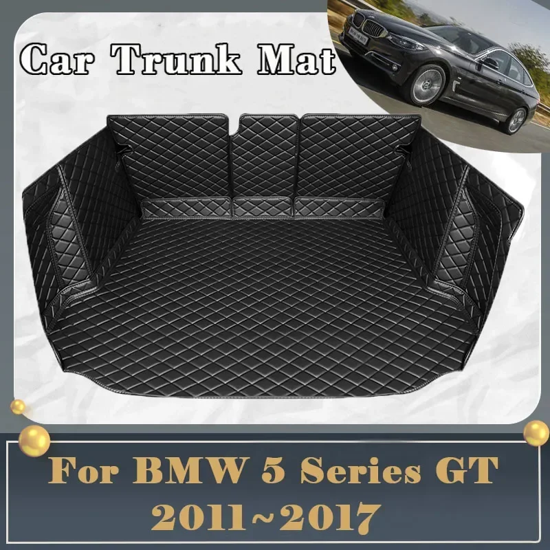 Коврик в багажник автомобиля для BMW 5 серии GT 2011 ~ 2017 грязеотталкивающий полностью