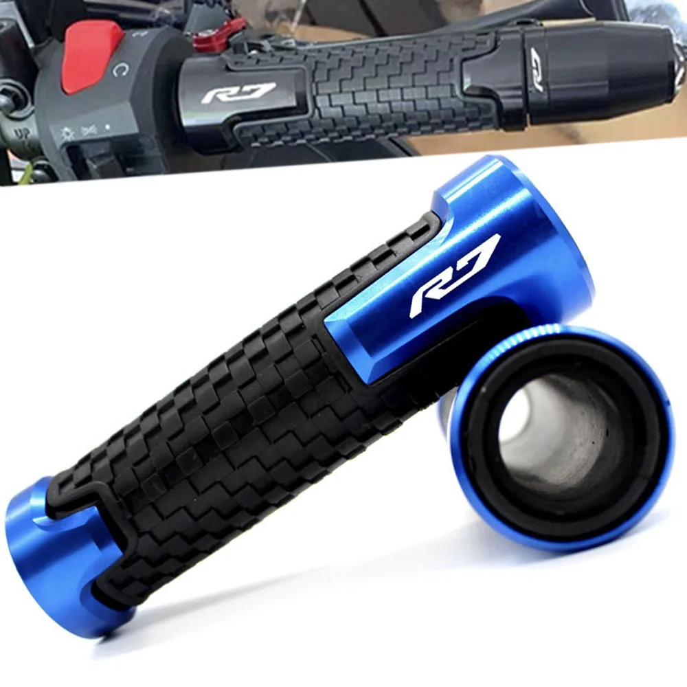 For Yamaha YZF-R7 YZF R7 YZFR7 2021 2022 CNC Aluminum Rubber motorcycle handlebar grips 
For Yamaha YZF-R7 YZF R7 YZFR7 2021 2022 CNC Aluminum Rubber motorcycle handlebar grips