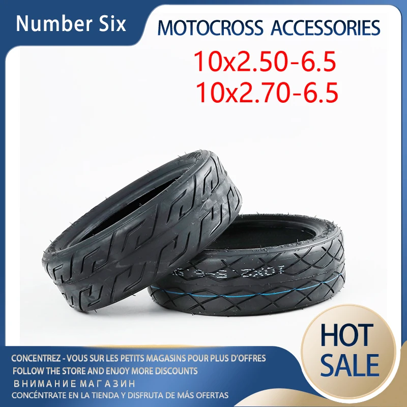 10x2.50-6.5 10x2.70-6.5 Front And Rear Tubeless Tires Wear-resistant Non-slip Vacuum Tyre Folding Mini Electric Scooter
10x2.50-6.5 10x2.70-6.5 Front And Rear Tubeless Tires Wear-resistant Non-slip Vacuum Tyre Folding Mini Electric Scooter