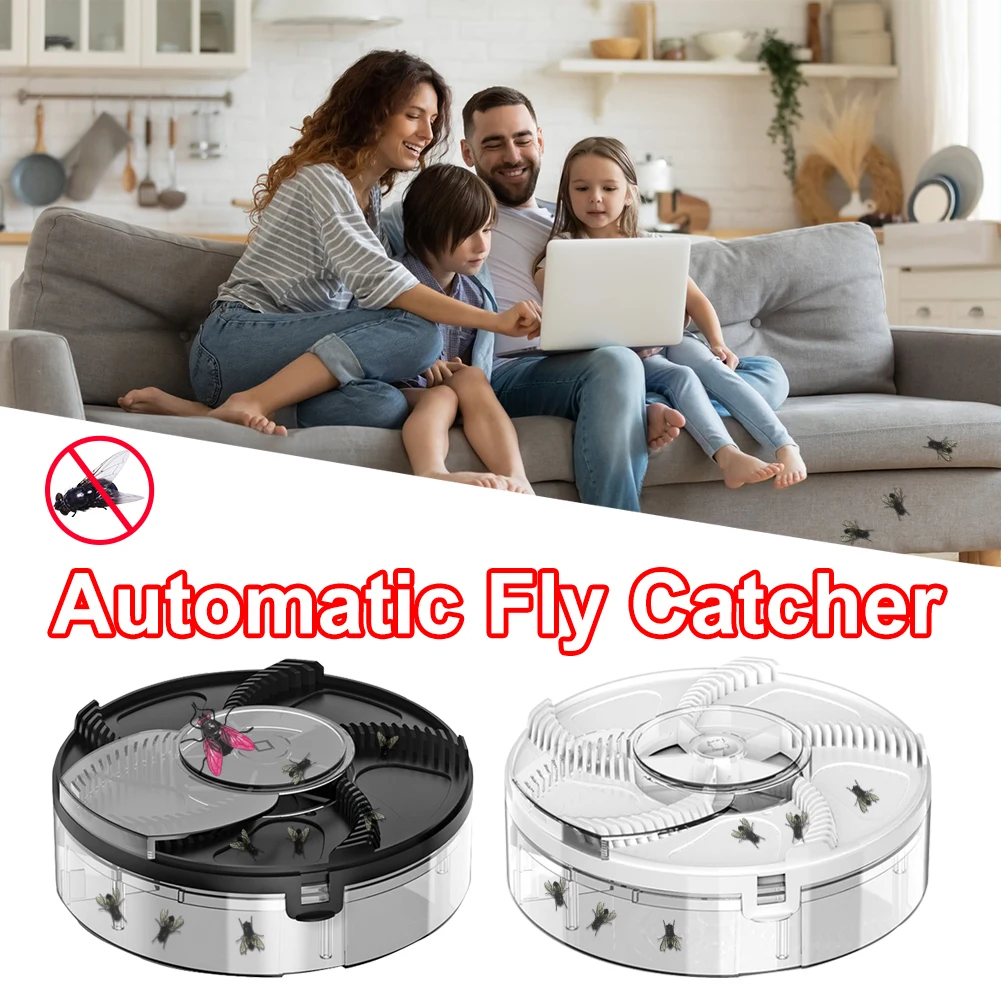 USB Flytrap Automatic Pest Catcher Fly Killer Rechargeable Electric Fly Trap Device Insect Pest Catching For Home Kitchen Garden
USB Flytrap Automatic Pest Catcher Fly Killer Rechargeable Electric Fly Trap Device Insect Pest Catching For Home Kitchen Garden