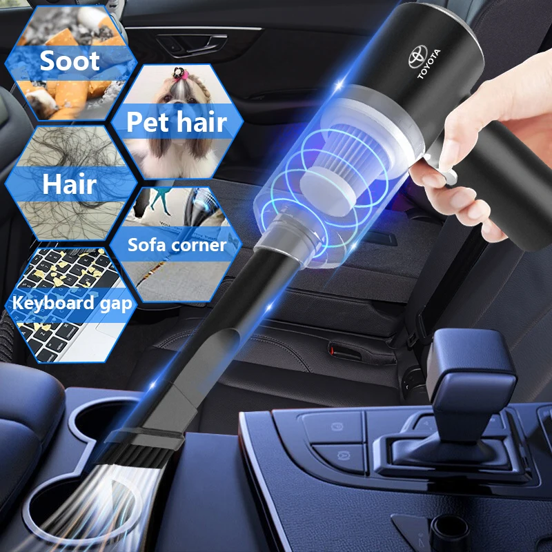 Car Wireless Vacuum Cleaner 6000Pa Cordless Handheld Home Mini Vacuum Cleaning For Toyota Corolla Reiz PRADO Yaris Camry Vios
Car Wireless Vacuum Cleaner 6000Pa Cordless Handheld Home Mini Vacuum Cleaning For Toyota Corolla Reiz PRADO Yaris Camry Vios