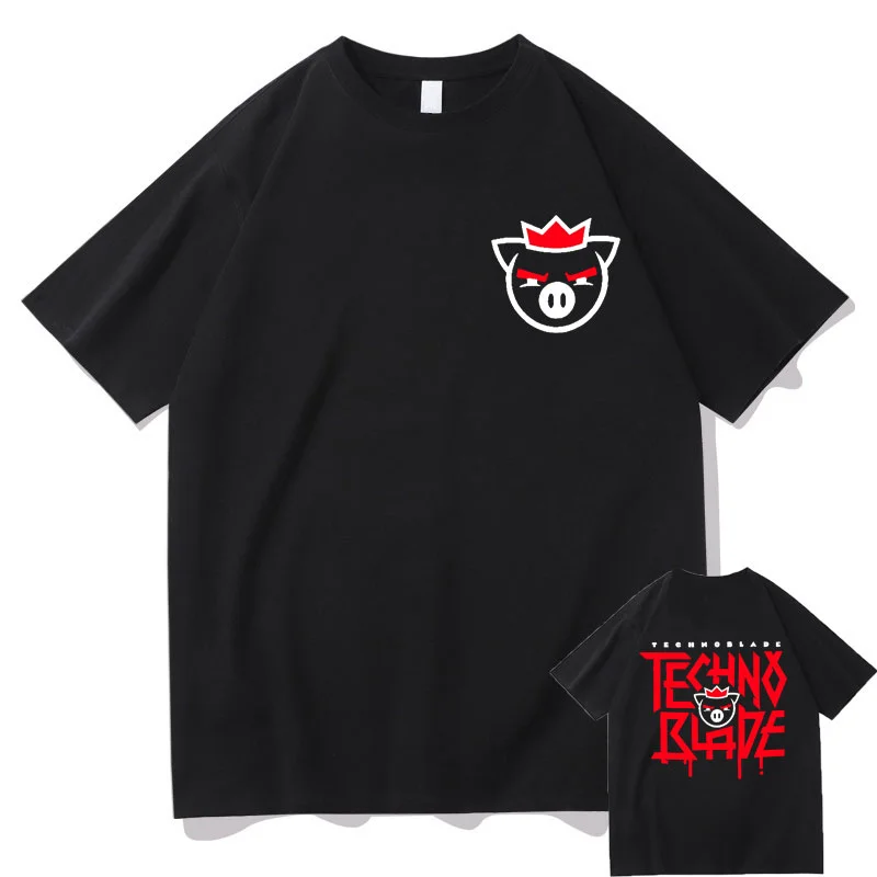Cute Funny Kawaii Technoblade Merch T-shirt Double-sided Print Men Women Fashion Soft 100% Pure Cotton Tshirt Short-sleeved Tops
Cute Funny Kawaii Technoblade Merch T-shirt Double-sided Print Men Women Fashion Soft 100% Pure Cotton Tshirt Short-sleeved Tops