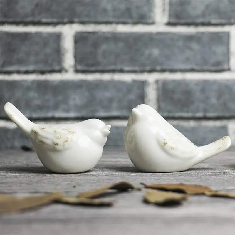 2pcs Bird Shaped Desktop Decoration Porcelain Crafts Bird Figurines Adornment (White, Open Beak, Close Beak)
2pcs Bird Shaped Desktop Decoration Porcelain Crafts Bird Figurines Adornment (White, Open Beak, Close Beak)