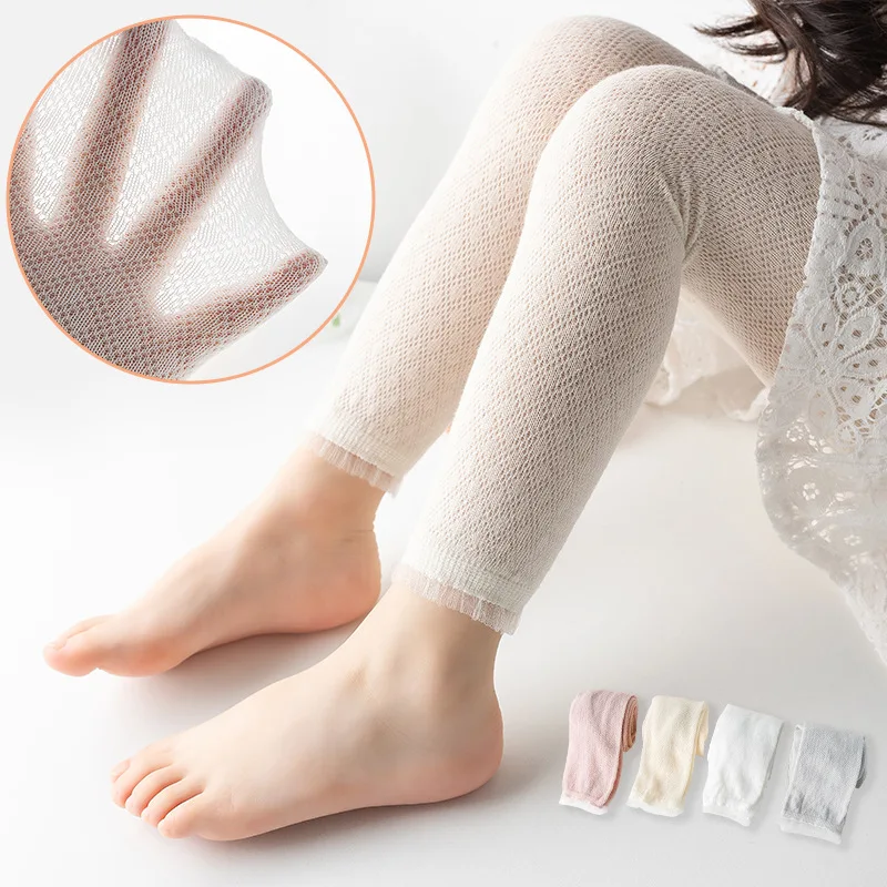 2022 Summer Girls Leggings Lace Mesh Thin Breathable Cute Cotton Soft Children Kids Baby Pantyhose Toddler Girl Trousers
2022 Summer Girls Leggings Lace Mesh Thin Breathable Cute Cotton Soft Children Kids Baby Pantyhose Toddler Girl Trousers