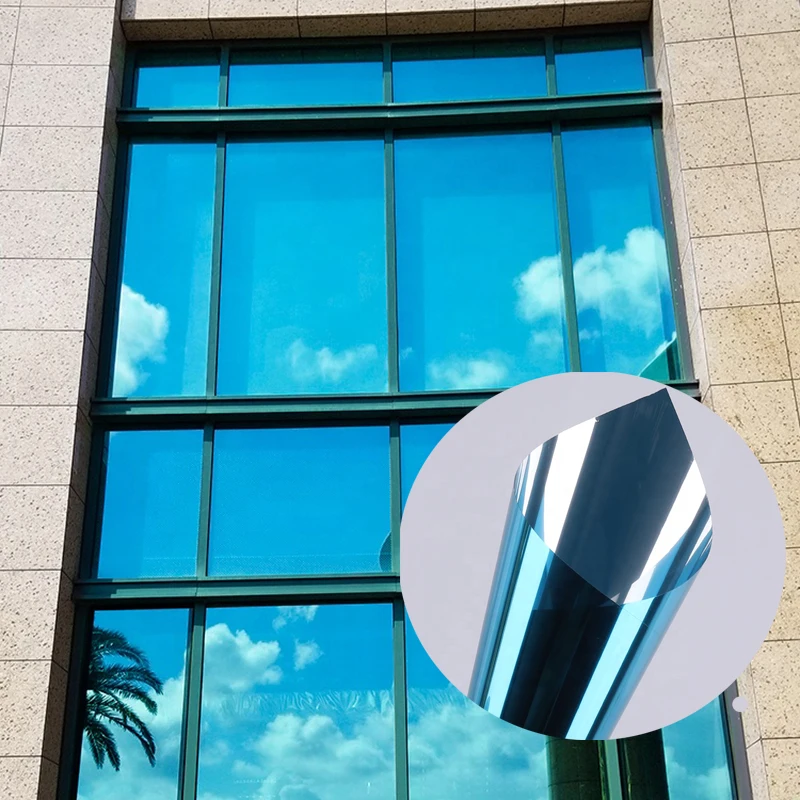 One Way Mirrored Window Film Privacy Self-Adhesive Film Blackout Reflective Window Tint Heat Control Solar Vinyl Glass Sticker
One Way Mirrored Window Film Privacy Self-Adhesive Film Blackout Reflective Window Tint Heat Control Solar Vinyl Glass Sticker