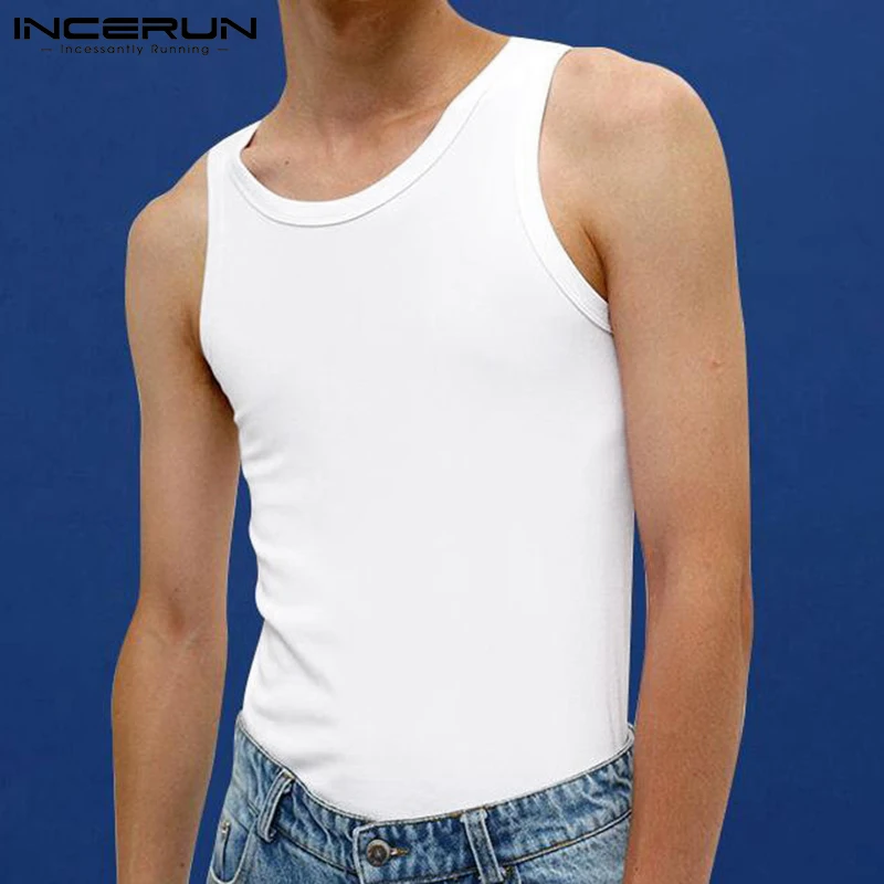 INCERUN Men Tank Tops Solid Color O-neck Sleeveless 2022 Belt Casual Vests Backless Streetwear Skinny Casual Men Clothing S-5XL
INCERUN Men Tank Tops Solid Color O-neck Sleeveless 2022 Belt Casual Vests Backless Streetwear Skinny Casual Men Clothing S-5XL