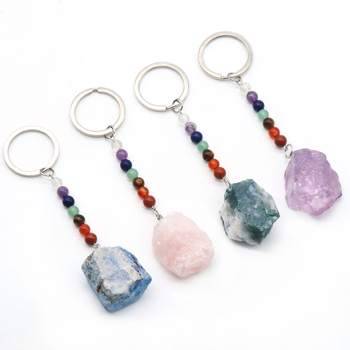 Natural Raw Ore Keychain Gem Quartz Fluorite Amethyst Agate Irregular Stone Pendants Charms DIY Jewelry Making Accessorie
Natural Raw Ore Keychain Gem Quartz Fluorite Amethyst Agate Irregular Stone Pendants Charms DIY Jewelry Making Accessorie
