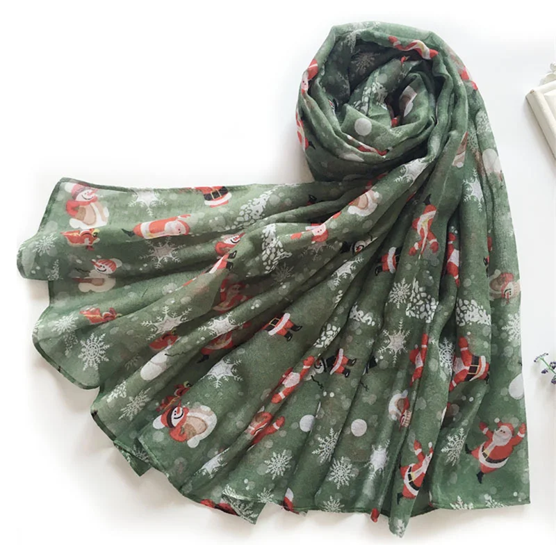 2022 New Snowman Elk Printing Autumn Scarf Women Fashion Winter Santa Scarf Christmas Gift Wholesales
2022 New Snowman Elk Printing Autumn Scarf Women Fashion Winter Santa Scarf Christmas Gift Wholesales
