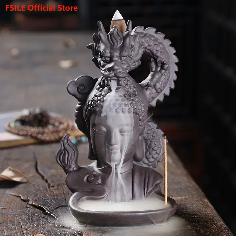Reverse Flow Incense Burner Creative Ceramic Large Ornament Indoor Tea Ceremony Antique Purple Sand Sandalwood Incense Burner
Reverse Flow Incense Burner Creative Ceramic Large Ornament Indoor Tea Ceremony Antique Purple Sand Sandalwood Incense Burner