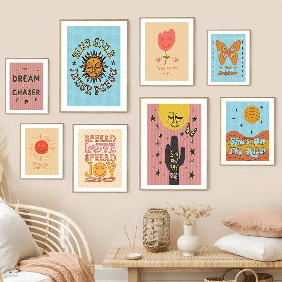 Abstract Sun Flower Butterfly Inspirational Quotes Art Posters And Prints Canvas Painting Wall Pictures Studio Room Home Decor
Abstract Sun Flower Butterfly Inspirational Quotes Art Posters And Prints Canvas Painting Wall Pictures Studio Room Home Decor