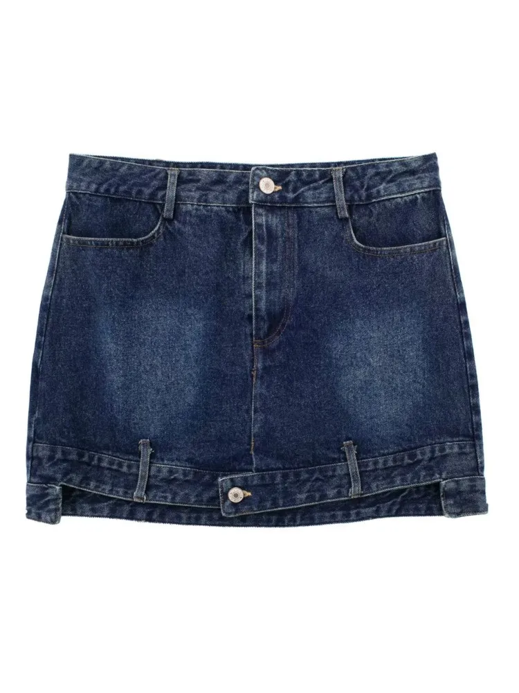 Darker Blue Wrap Hip Mini Denim Skirt Vintage High Waist Button Decor Short Skirts 2023 Summer Sexy Fashion Women's Streetwear
Darker Blue Wrap Hip Mini Denim Skirt Vintage High Waist Button Decor Short Skirts 2023 Summer Sexy Fashion Women's Streetwear