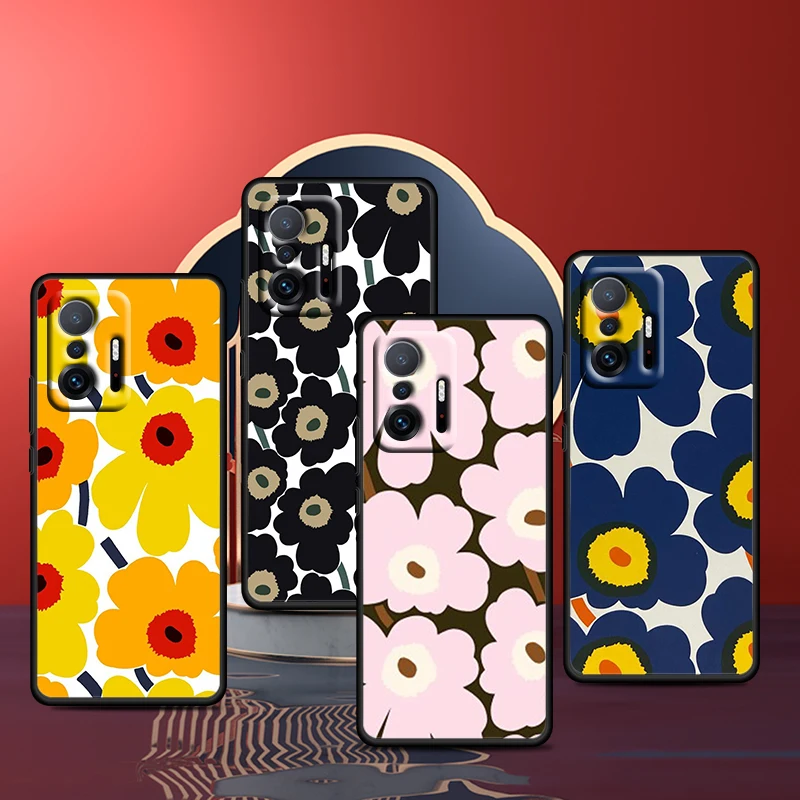 Fashion Flower for Xiaomi 11 11T 10T Note 10 Mi 9T Ultra Pro Lite 5G Funda Silicone Black Phone Case Coque Capa
Fashion Flower for Xiaomi 11 11T 10T Note 10 Mi 9T Ultra Pro Lite 5G Funda Silicone Black Phone Case Coque Capa