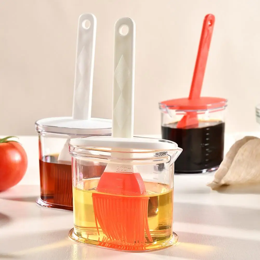 Oil Brush Bottle With Brush Clear Scale Spout Design Easy Pouring Heat Resistant Food Grade Oil Brush Dispenser Kitchen Gadget
Oil Brush Bottle With Brush Clear Scale Spout Design Easy Pouring Heat Resistant Food Grade Oil Brush Dispenser Kitchen Gadget