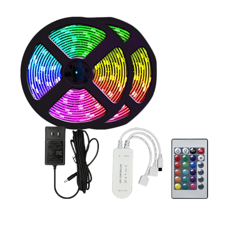 Светодиодная лампа 5050 RGB Smart App, пульт дистанционного управления с 24 кнопками, светильник льник с украшсветильник для спальни
Светодиодная лампа 5050 RGB Smart App, пульт дистанционного управления с 24 кнопками, светильник льник с украшсветильник для спальни