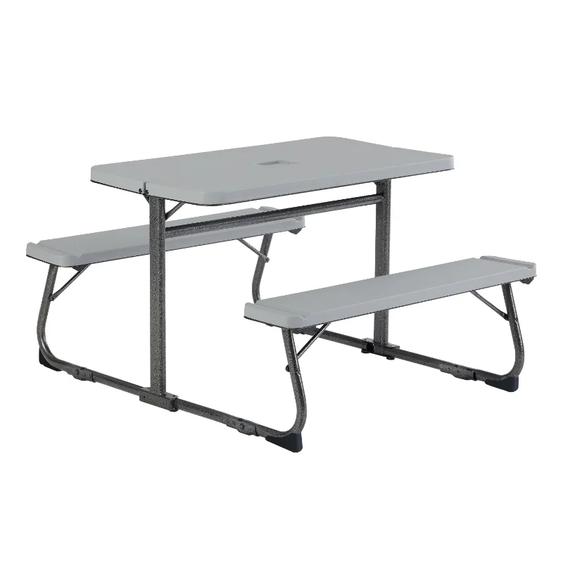 Your Zone Folding Kid's Activity Table with Gray Texture Surface, Steel and Plastic, 33.11" x 40.94" x 21.85" 
Your Zone Folding Kid's Activity Table with Gray Texture Surface, Steel and Plastic, 33.11" x 40.94" x 21.85"