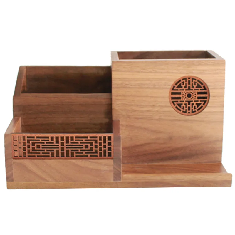 2022 Desktop finishing box wooden office stationery storage box pen holder creative combination multi-function pen holder
2022 Desktop finishing box wooden office stationery storage box pen holder creative combination multi-function pen holder