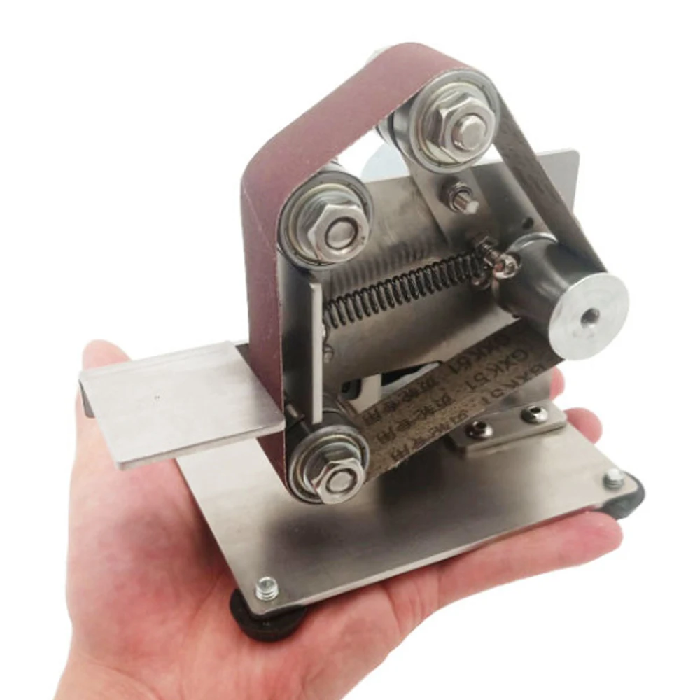 Mini Electric Belt Sander DIY Polishing Grinding Machine Fixed Angle Sharpening Machine Blade Desktop Cutter Edges Power Tool
Mini Electric Belt Sander DIY Polishing Grinding Machine Fixed Angle Sharpening Machine Blade Desktop Cutter Edges Power Tool