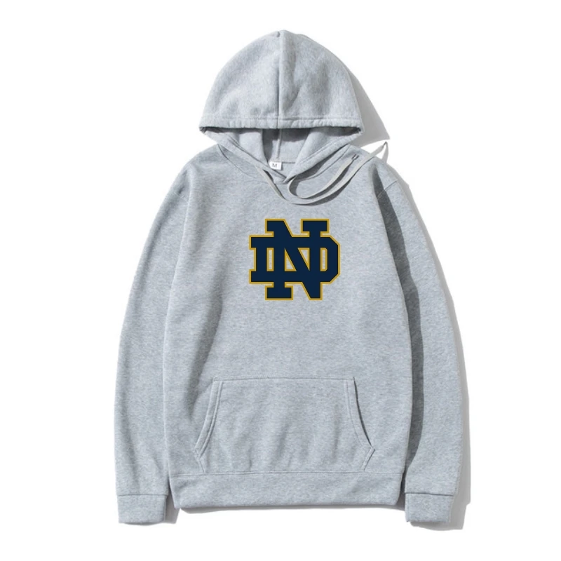 

Hoodi NOTRE DAME FIGHTING IRISH Retrno Vintage Outerwear Autumn S-3X Free Shipping Male Bes Selling Outerwear Solid Color