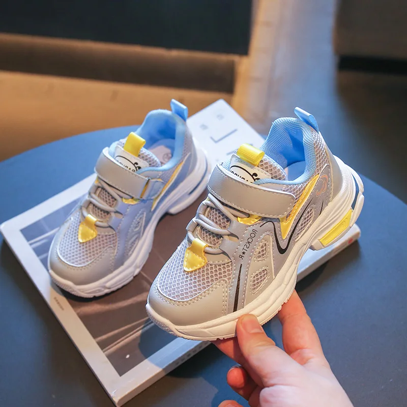 Kid Hook & Loop Buckle Casual Shoes Girl Boy Color Mesh Patchwork Sneakers 2022 Autumn Child Walk Run Sport Trainers Size 27-37
Kid Hook & Loop Buckle Casual Shoes Girl Boy Color Mesh Patchwork Sneakers 2022 Autumn Child Walk Run Sport Trainers Size 27-37