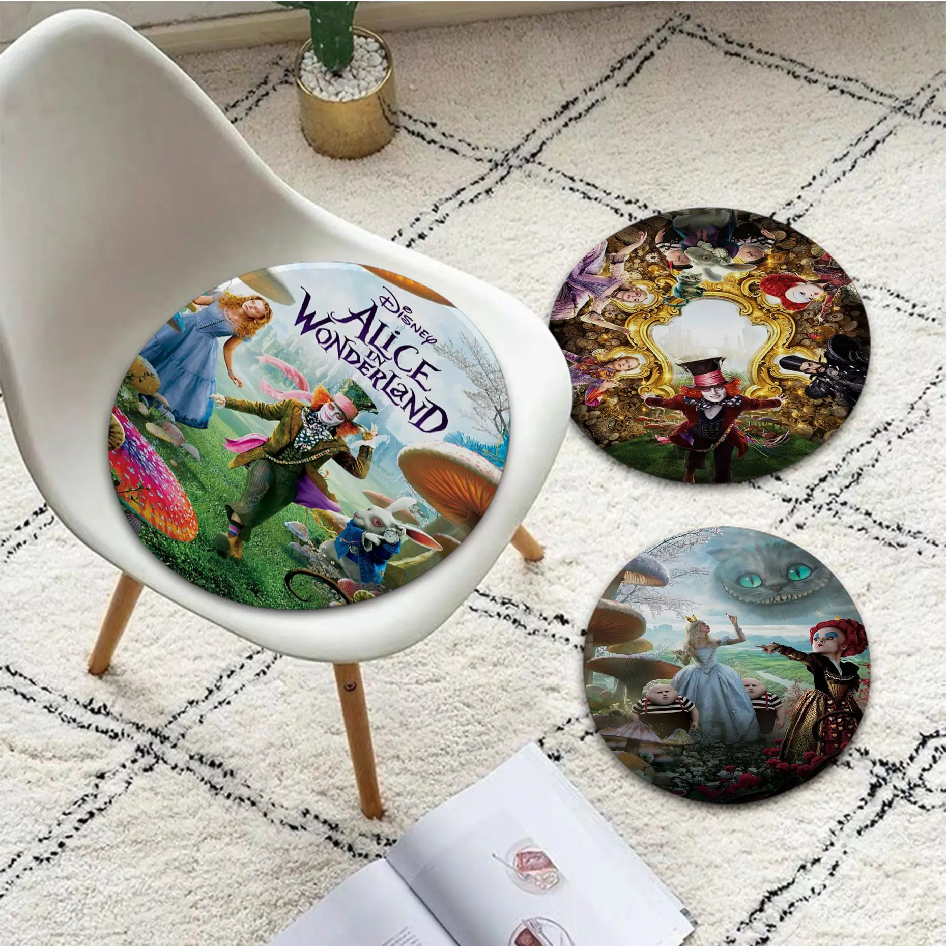 Disney Alice In Wonderland Art Chair Mat Soft Pad Seat Cushion For Dining Patio Home Office Indoor Outdoor Garden Sofa Cushion
Disney Alice In Wonderland Art Chair Mat Soft Pad Seat Cushion For Dining Patio Home Office Indoor Outdoor Garden Sofa Cushion